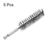 5Pcs Bore Brush Stainless Steel 22mm Dia Cleaning Twisted Wire Brush Tube Pipe Cleaner with Handle 1/4 Inch Hex Shank for Tubes, Ports, Bearings...