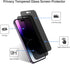 ProCase 2 Pack iPhone Privacy Screen Protector for iPhone 14 Pro Max 2022, 9H Anti Spy Dark Tempered Glass Screen Film Guard for iPhone 14 Pro Max...