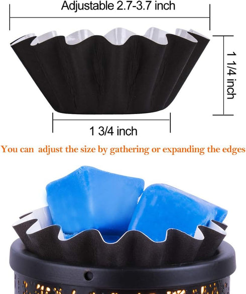 FANDOL Wax Melt Warmer Liners Reusable & Leakproof Candle Warmer Liners Wax Tray for Scented Wax,Electric Wax Warmers, Plug in Warmers, Candle War...