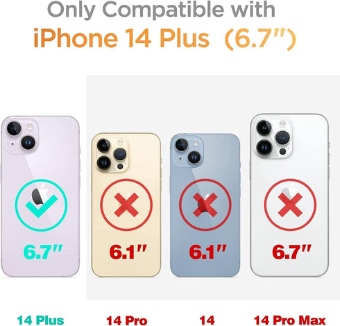 Cute Highland Cow and Cub Phone Case Compatible with iPhone 14 Plus?Cute Animals Pattern Silicone Shockproof TPU Bumper Protective Cover Case for ...