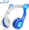 Woice Wireless Bluetooth Kids Headphones, LED Flashing Lights, Music Sharing Function, 85db Volume Limited, Over-Ear and Build-in Mic Wireless/Wir...