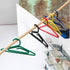 50pcs Creative Paper Clips, Hanger Shaped Colorful Paper Clips, Metal Wire Bookmark Marking Document Organizing Clip, Office Paperclips Small Bind...