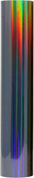 VViViD Deco65 Holographic Black Chrome Permanent Adhesive (12" x 6ft)...