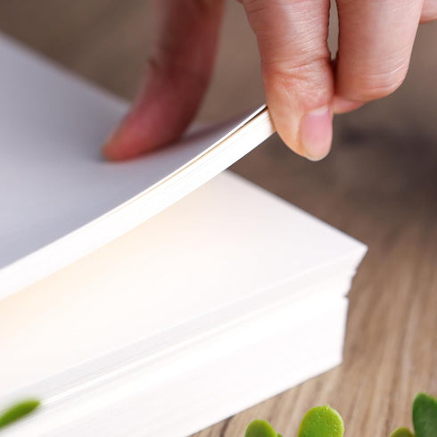 BigOtters 27 Sheets White Cardstock Paper, A4 Craft Card Stock Heavy Weight Card Stock Paper for Card Making Kids Art Crafts Scrapbooking 250gsm...
