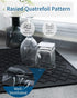AMOAMI-Dish Drying Mat - Silicone Drying Pad - Heat Resistant - Kitchen Gadget - Black (12" x 16)...