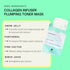 Plumping Face Masks (10-Pack) Korean Skincare Infused with Collagen, Snow Jelly, Panthenol, Niacinamide & Ceramide - Volumizing Solution for Fulle...