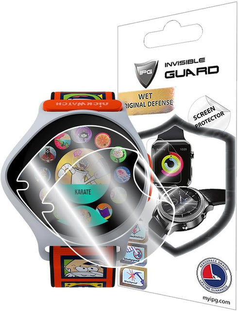 IPG for NICKWATCH KIDS SMARTWATCH Hydrogel Screen Protector (2 Units) Invisible HD Clear Film Anti Scratch Guard-Smooth/Self-Healing/Bubble for NI...