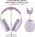 for AirPods Max case Cover,Anti-Scratch Ear Pad Case Cover/Ear Cups Cover/Headband Cover for AirPods Max. Clear Soft TPU and Silicone,Skin Scratch...