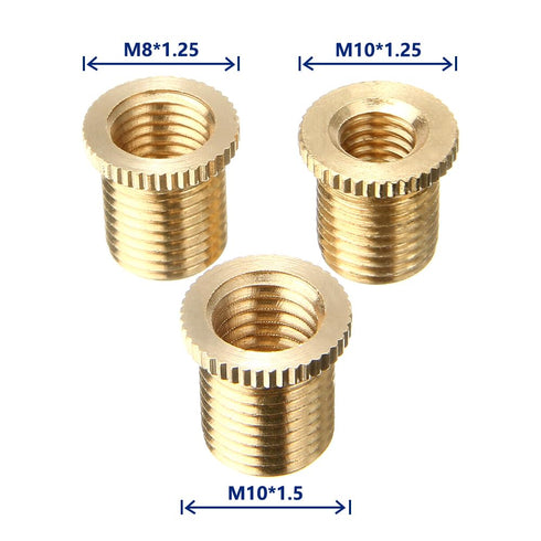 Universal Shift Knob Thread Adapters M8 X 1.25, M10 X 1.25, M10 X 1.5 ? 3PCS ?...