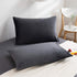NTBAY 2 Pack Zippered Velvet Queen Pillowcases, Super Soft and Cozy Luxury Fuzzy Flannel Pillow Cases with Zipper, 20x30 Inches, Charcoal Grey...