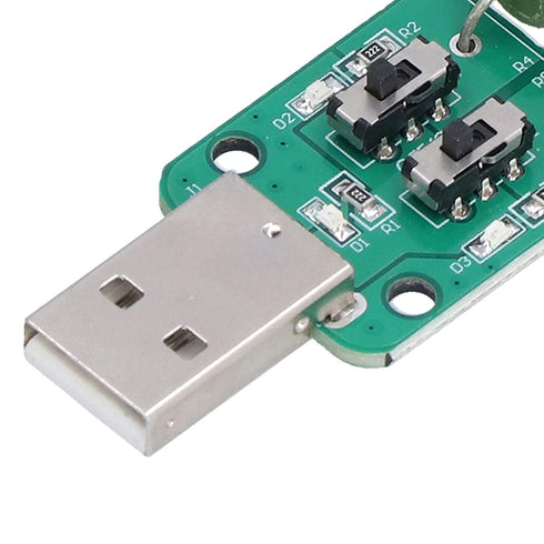 Loads Test Module Accessory, Easy Using DC 5V USB Load Tester 1A 2A 3A Discharge for Power Bank...