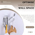 Angle Simple Towel Hook Chrome 2 PCS, Metal Swivel Folding Bathroom Hook, Hand Towel Holder, Heavy Duty Clothes Robe Hook for Bathroom Wall Mount...