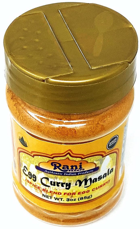 Rani Egg Curry Masala Indian 21-Spice Blend 3oz (85g) PET Jar ~ Shaker Top For Your Eggs or Tofu Scramble | All Natural | Vegan | Gluten Friendly ...