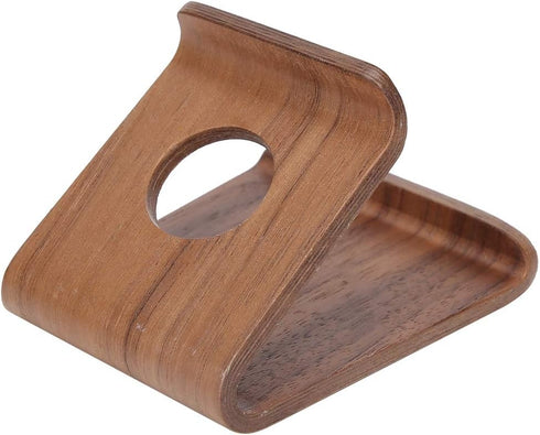 Phone Holder, Wood Cell Phone Holder Stand for Cell Phone Holder, Cell Phone Holder Wood Tablet Holder(Walnut)...