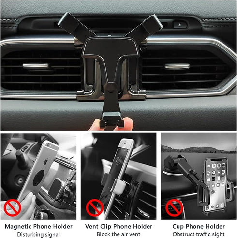 1797 Phone Holder Mount Compatible with Mazda CX5 CX-5 CX-8 Accessories Car Cellphone Cradle Air Vent Gravity Navigation Upgraded...
