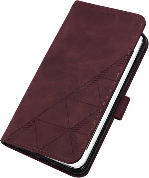 Wallet Case for iPod Touch 5, iPod Touch 7 Case with Magnetic PU Leather Flip Case with Card Holders Kickstand Case Shockproof Protection Case for...