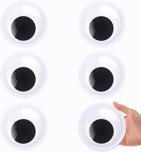 6 Pieces 4 Inches Googly Google Eyes Self Adhesive Googlie Craft Wiggle Eyes...