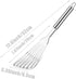 Tenta Kitchen Flexible Fish Turner Spatula, for Fish/egg/meat/dumpling Frying (Turner Set Of 2)...