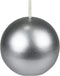 Zest Candle 12-Piece Ball Candles, 2-Inch, Metallic Silver...