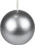 Zest Candle 12-Piece Ball Candles, 2-Inch, Metallic Silver...
