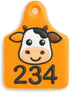 Cow Ear Tag/Animal Ear Tag 4 Inch Cutting Board Cookie Cutter from The Cookie Cutter Shop – Tin Plated Steel – Made in the USA...
