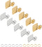 UNICRAFTALE Rhombus Stud Earring 20 Sets Hypoallergenic Earring Post with Loop 0.8mm Pin Stainless Steel Stud Earring with Ear Nuts Ear Studs for ...