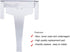 DA61-06796A Refrigerator Drain Tube Clip Evaporator Replacement Part Fit for Sam-sung Refrigerators Replaces AP5579885 2683162 PS4145120