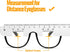 Metal PD Ruler - Pupillary Distance Ruler with Instructions for Myopia Distance Glasses, Pupil Measurement Tool for Prescription Eyeglasses with E...