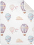 Baby Blanket for Boys Girls - Watercolor Hot Air Balloon Kids Blankets, Unisex Soft and Comfor Children Blanket for Children Sound Sleep Boys and ...