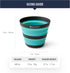 Sea to Summit Frontier Ultralight Collapsible 12 Ounce Camp Cup, Aqua Sea Blue...