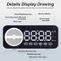 Digital LED Alarm Clock with Wireless Speaker, Dual Alarm Clocks for Bedroom/Heavy Sleepers/Adult/Teens, Bluetooth Speaker Support TF Card Playbac...