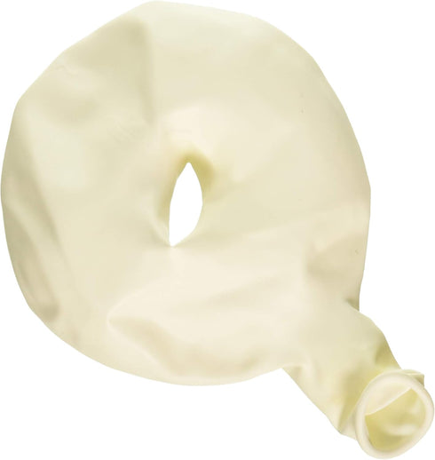Mayflower Distributing Donut Latex Balloons, 16", White...