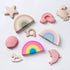 MCGMITT Rainbow Stacking Toy, Silicone Rainbow Stacker for Toddlers, Montessori Nesting Blocks, Building Creative Color Shape Matching Toy Set, 7 ...