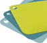 Joseph Joseph Duo Set of 3 Double-Sided Colour Coded Chopping Board Mat Set, Flexible, Easy to Store, Dishwasher-Safe - Opal...