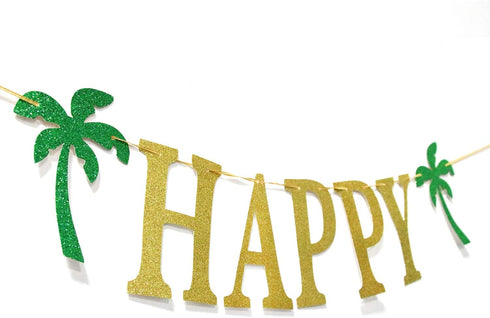 Gold Glittery Happy Retirement Banner, Official Retired Decor - Retirement Party Decorations Supplies...