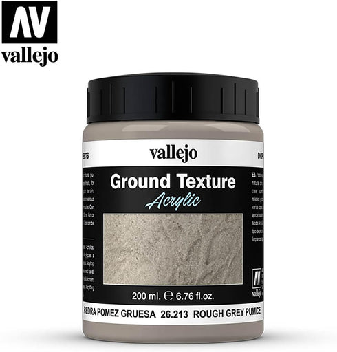 Vallejo Rough Grey Pumice, 200ml, 6.76 Fl Oz (Pack of 1)...