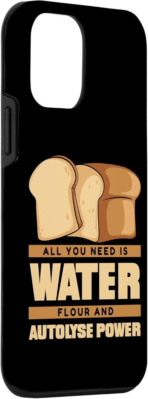 iPhone 12 mini Water Flour And Autolyse Power Bread Dough Lover Bread Baker Case...