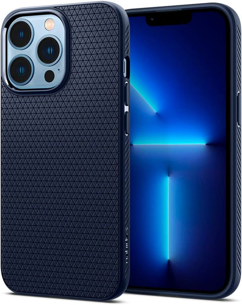 Spigen Liquid Air Designed for iPhone 13 Pro Case (2021) - Navy Blue...