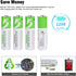 USB AA Lithium ion Rechargeable Battery, 1.5V 2600mWh Rechargeable AA Battery, 1.5 H Fast Charge, 1200 Cycle with Type C Port Cable, Constant Outp...