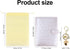 A5 PU Leather Cotton-Padded Binder 6-Ring Notebook Binder Cover with Gold Keychain for A5 Filler Paper, Refillable A5 Personal Planner Budget Bind...