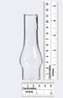 B&P Lamp TINY 1 1/4 Inch Base by 4 1/2 Inch Tall Clear Glass Chimney for Miniature Oil Lamps and Lighting...