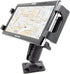 Heavy Duty Tablet GPS Smartphone AMPS Drill Base Dash ELD Mount for Truck Van Commercial Vehicle Semi Fleet Limo (Holder fit all Tablets & Phones ...