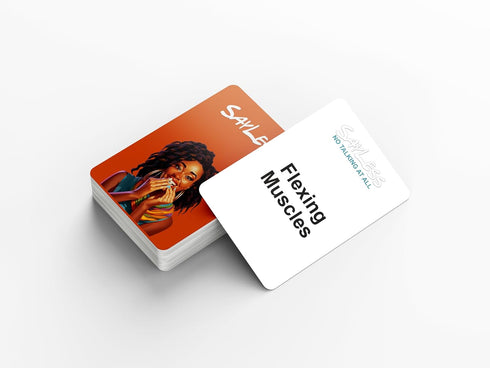 Kinfolk SayLess : The Ultimate Family Game Night Party Starter - Taboo-Style Word Guessing Hood Charades Game for Unstoppable Laughs & Bonding, Ag...