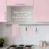 Country Kitchen Set of Five Pink and Gunmetal Silicone MINI Kitchen Utensil Set...