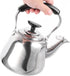 Luxshiny 1pc Chirping Kettle Hiking Tea Kettle Whistling Tea Kettle Loose Leaf Tea Kettle Stoveto Gas Stove Top Teapot Stove Teapot Stainless Stee...