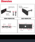 Chain Link Fence Sign Mount, Heavy-Duty Fence Sign Fastener Bracket, Black 4 Packs...