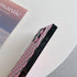 Rectangle Pink Checkered Phone Case for iPhone 15 Pro (6.1in) Cute Checkerboard Checker Flag Print Glossy Slim Trendy Rectangled Edge Strong Shock...