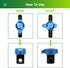15 Pieces Drip Irrigation 1/2" Barbed Valve Fittings,Shut Off Valve Connectors for 1/2 Inch Drip Irrigation Tubing (.570-.620" ID) Drip Line Parts...