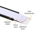 SmartSign Magnetic 'C' Channel Label Holders for Metal Racks and Shelves | 0.75" x 2" Pack of 25...