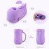 Bathtub Faucet Cover + Rinse Cup Set, Bath Tub Spout Cover for Baby Kids, Baby Wash Rinser Cup Shampoo Bath Rinser Cup, Purple Bath Gift Set...